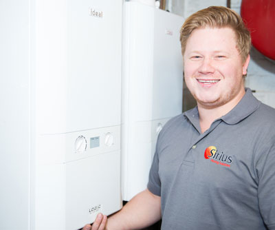 A completed Gas Combi Boiler Installation